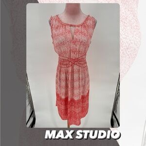EUC Max Studio Smocked Waist Dress